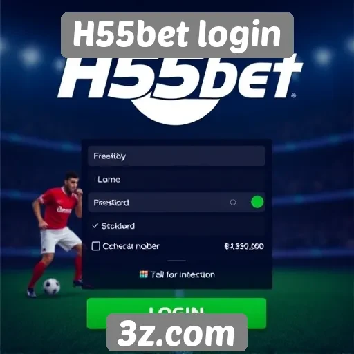 Guia passo a passo para H55bet login