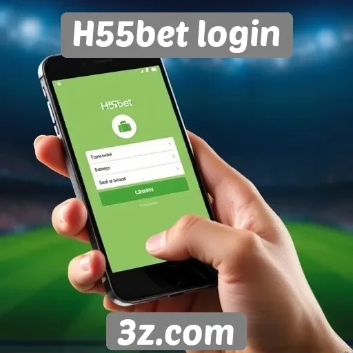 Experiência mobile do H55bet login