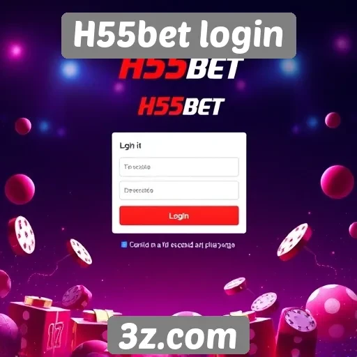 Nova interface do H55bet login melhora experiência do usuário